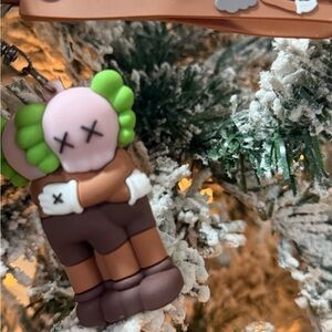 Brown and Green Keychain